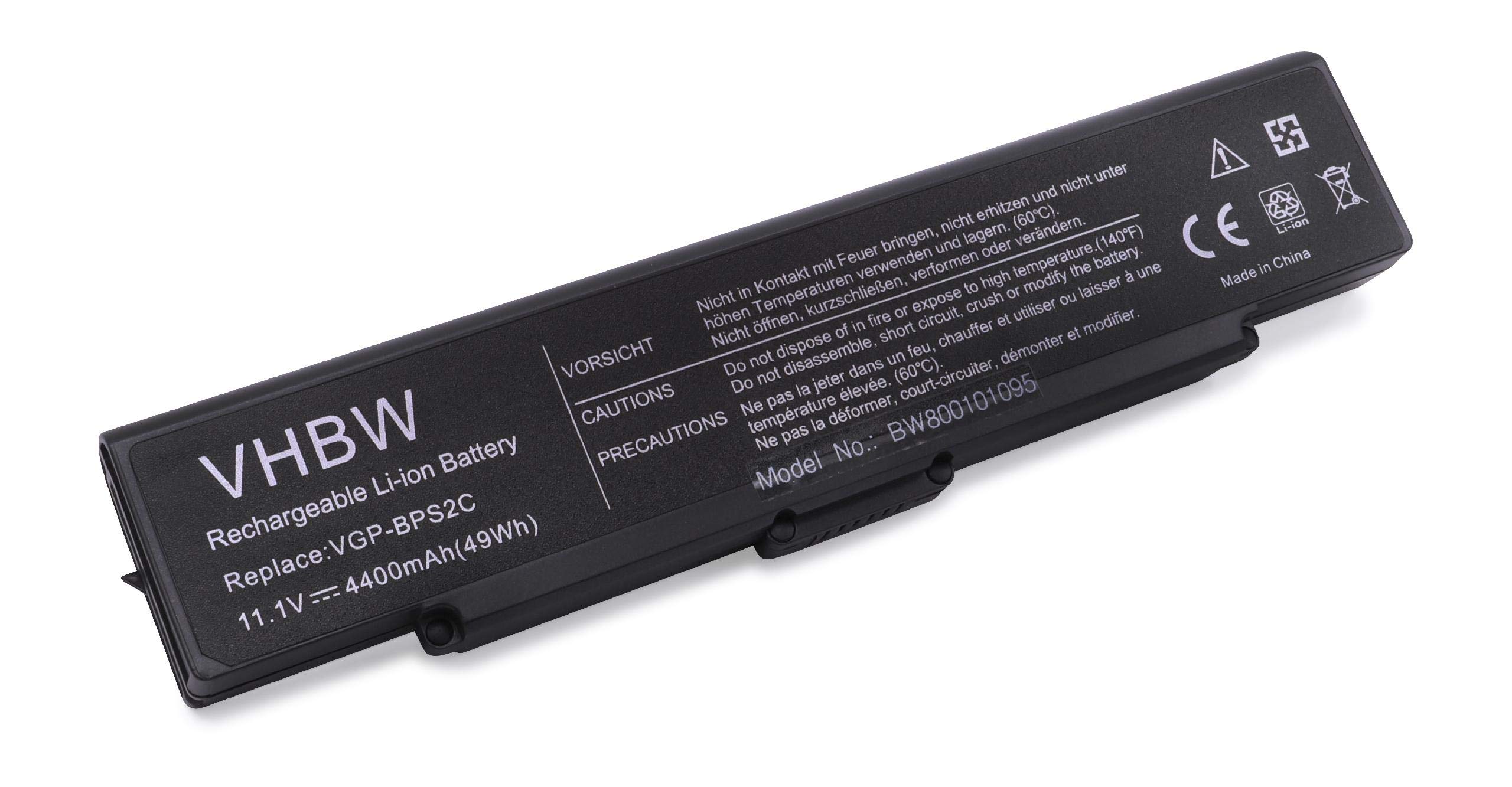 Batteria SOSTITUISCE 5200mAh 10,8V per Portatile Sony VGPBPS13/S, VGP-BPS13/S, VGPBPS13A/S, VGP-BPS13A/S, VGPBPS13AS, VGP-BPS13AS, VGPBPS13B/S, VGP-BPS13B/S, VGPBPS13S, VGP-BPS13S