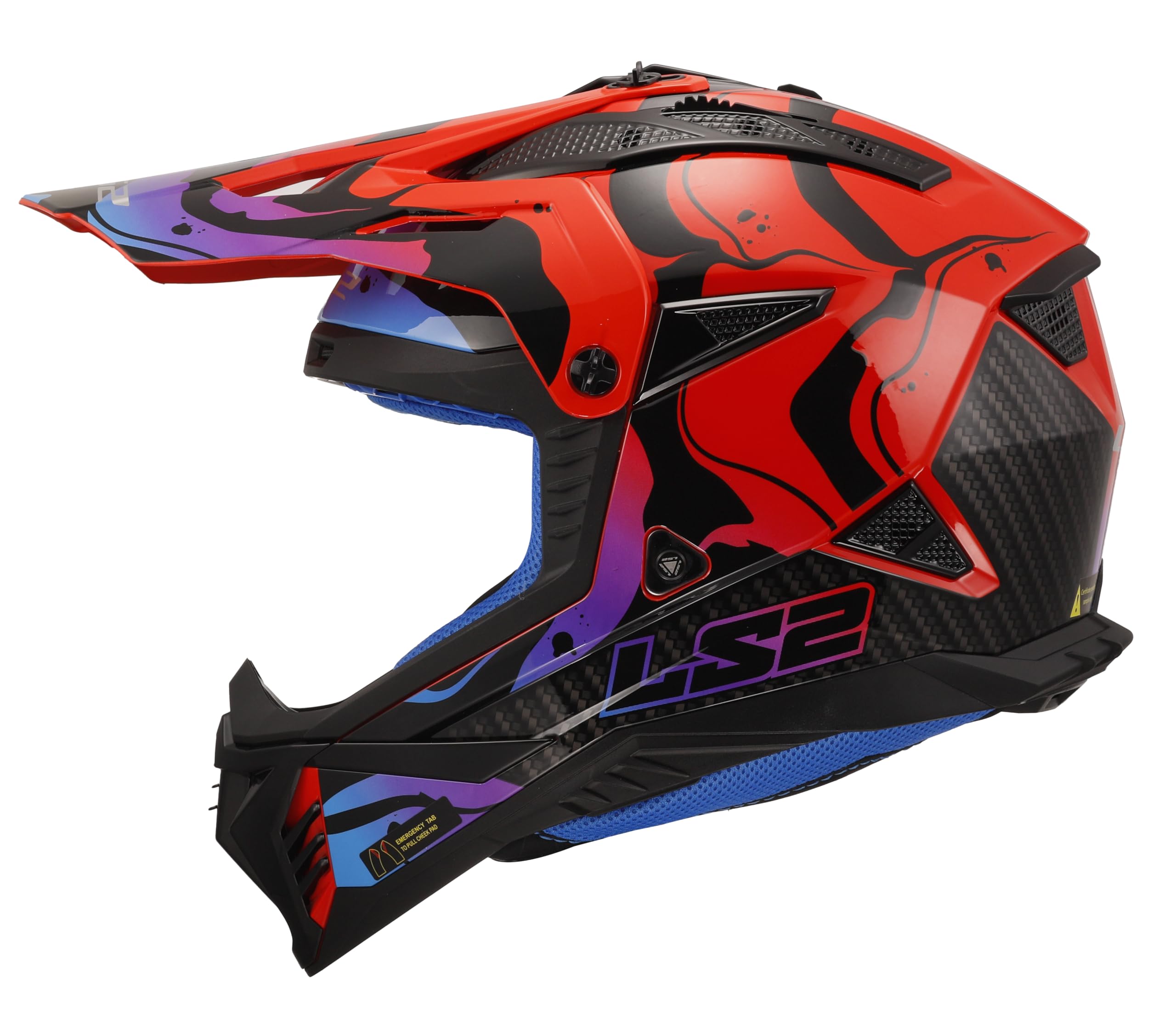 LS2, Casque Moto Cross Fast II Wash