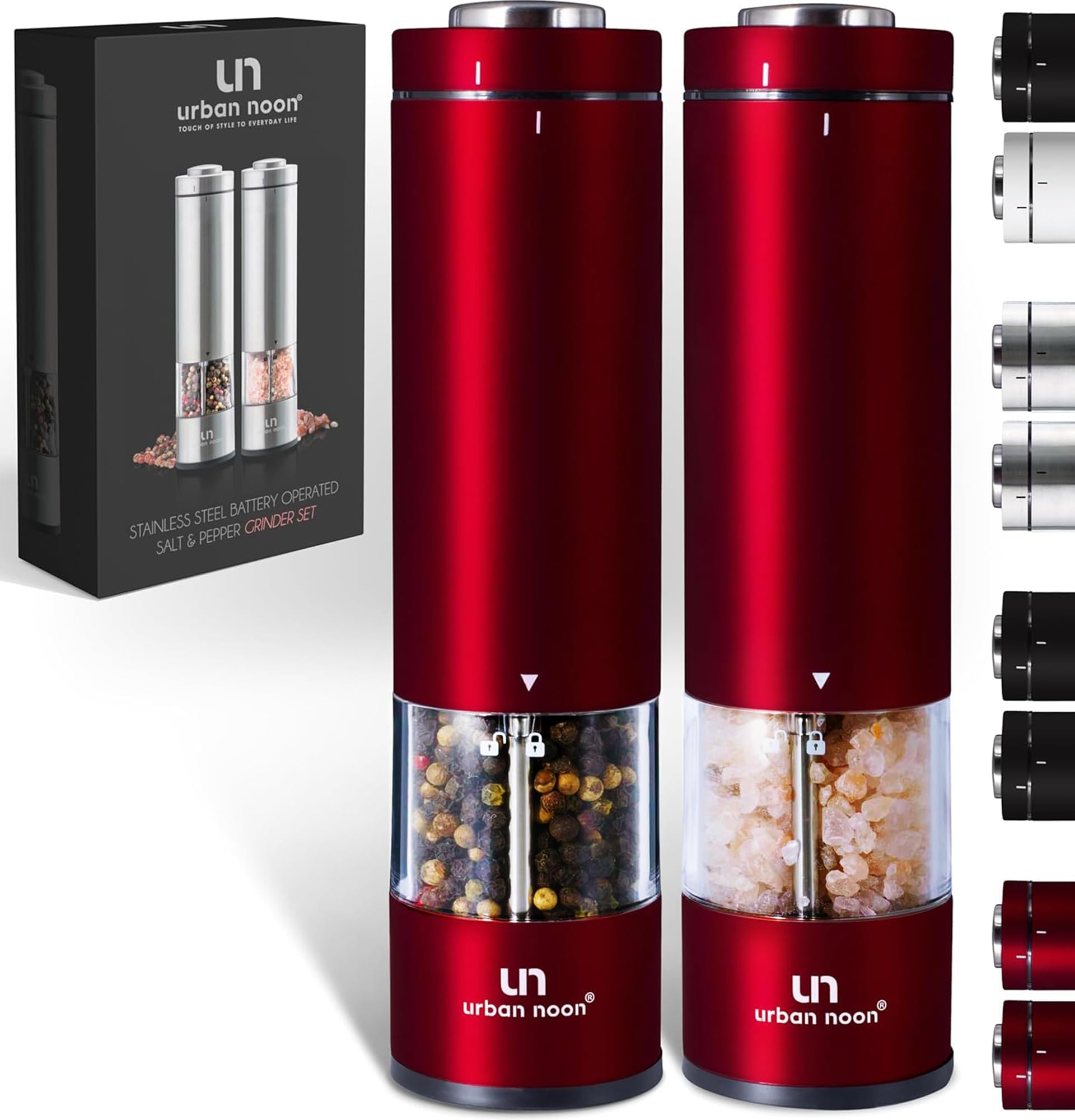 Morphy Richards Accents Electronic Salt and Pepper Mill Set