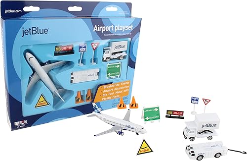 JetBlue - Juego de juego para aeropuerto 11 piezas en juego JetBlue - Juego de juego para aeropuerto 11 piezas en juego