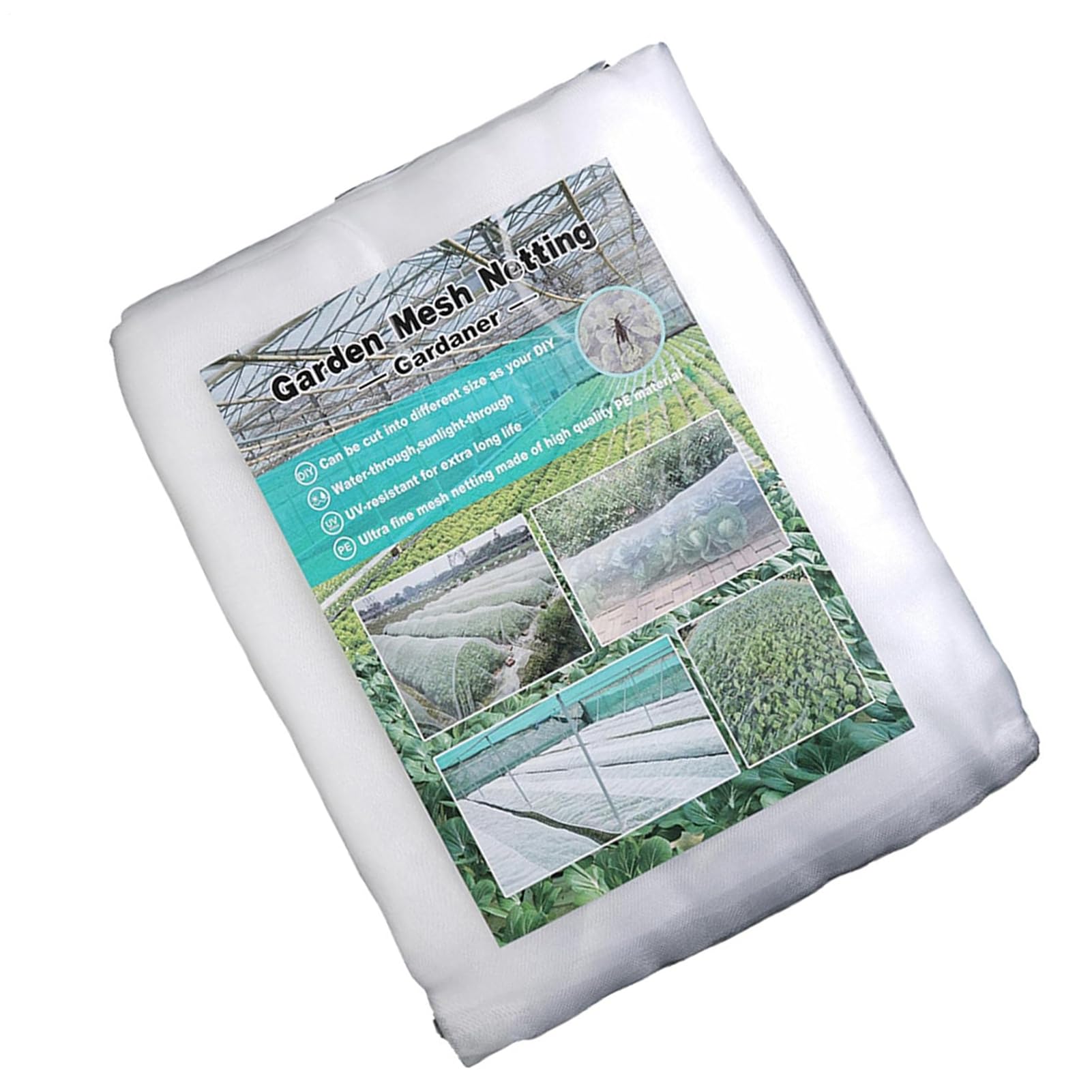 Red de malla de jardín, cubierta de malla para plantas, red para plantas | red para pájaros resistente a los rayos UV, barrera contra moscas para proteger verduras, plantas y árboles frutales