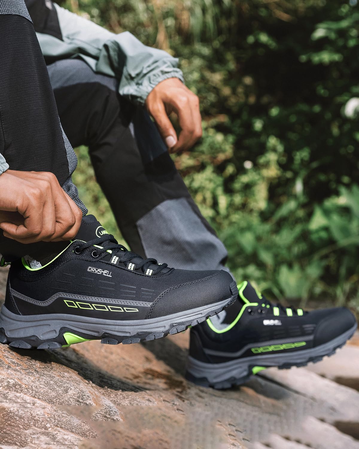LANGDU Scarpe da Trekking Uomo Donna Escursionismo Sportive Traspiranti Passeggiate Sneaker Taglie 37-46