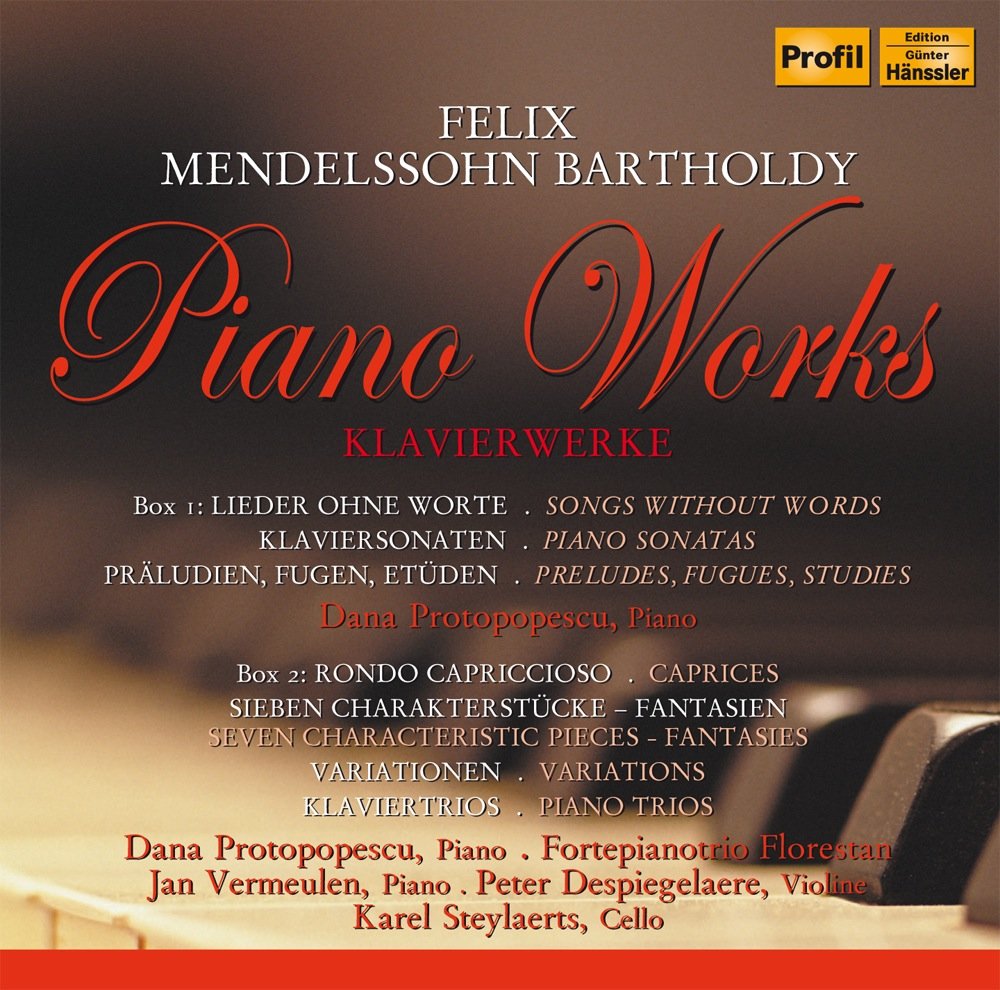 Mendelssohn : Intégrale de L'oeuvre pour Piano: Amazon.com