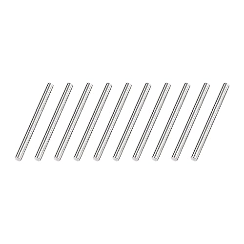 Miniatura 17 de uxcell Varilla redonda sólida de acero inoxidable 304 de 0.118 in x 2.953 in para manualidades de bricolaje - 10 piezas
