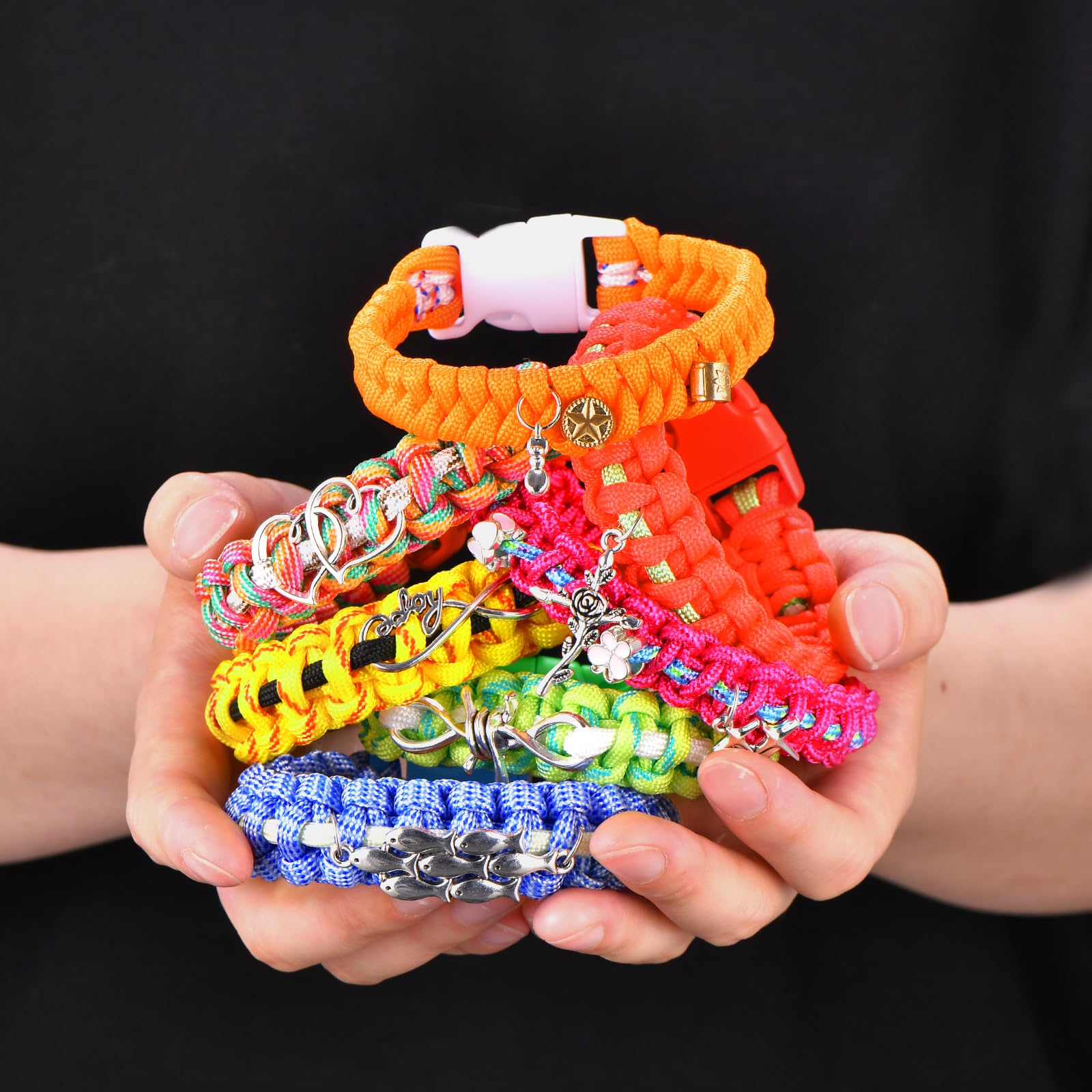 WEREWOLVES Kit de gabarit de bracelet en paracorde, 3 m
