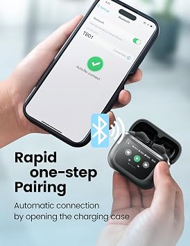 Kablosuz Kulakiçi Bluetooth 5.3 Kulaklıklar LED Dokunmatik Ekranlı 50H Çalma Süresi Derin Bas Stereo Kulak Tomurcukları Mic ile IPX7 Su Geçirmez Kulak Kulaklık Pad Tablet Dizüstü Android/iOS