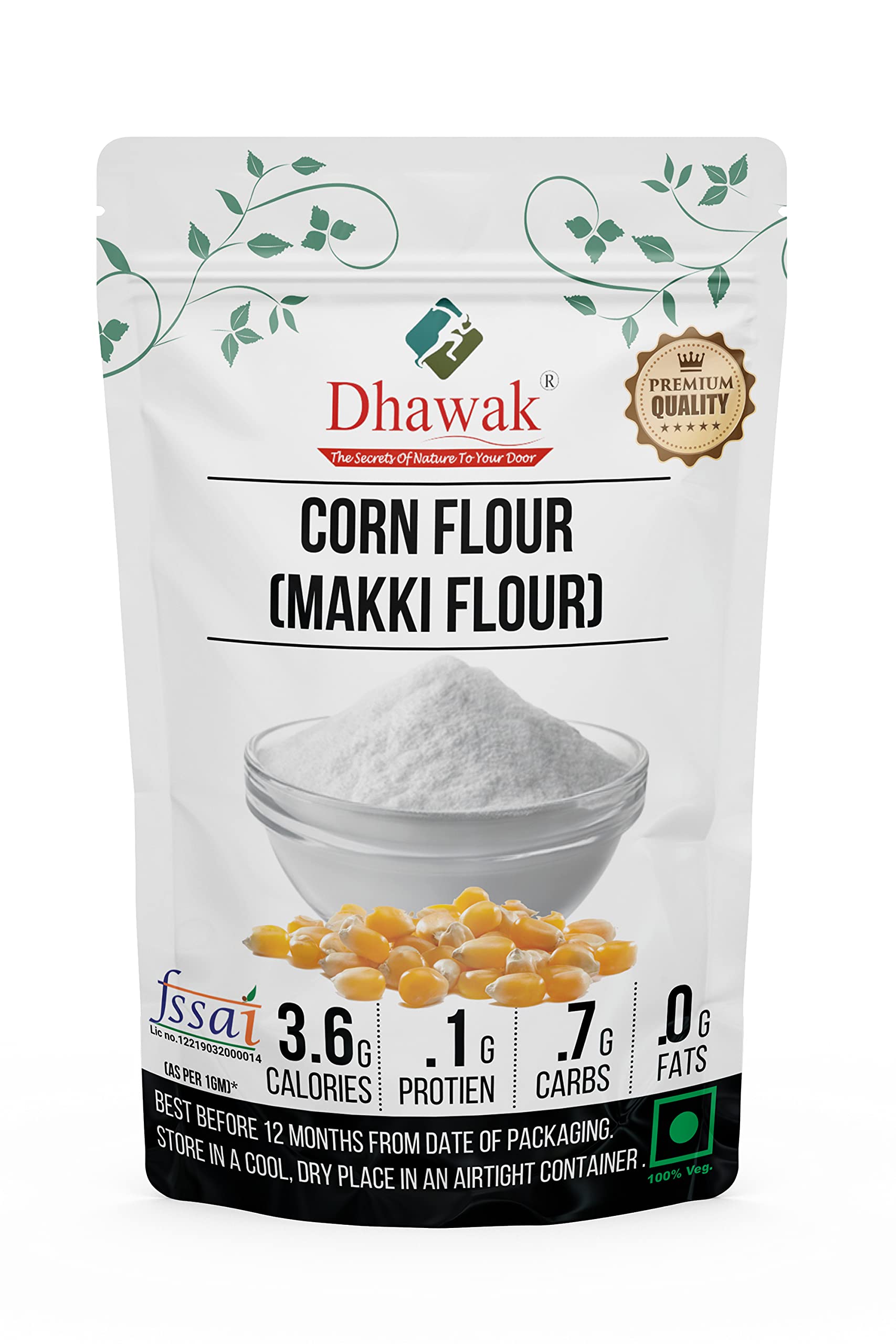 Dhawak Corn Flour | Makki Flour | Maize - 900 Grams (B07HP4SGQD) Amazon Price History, Amazon Price Tracker