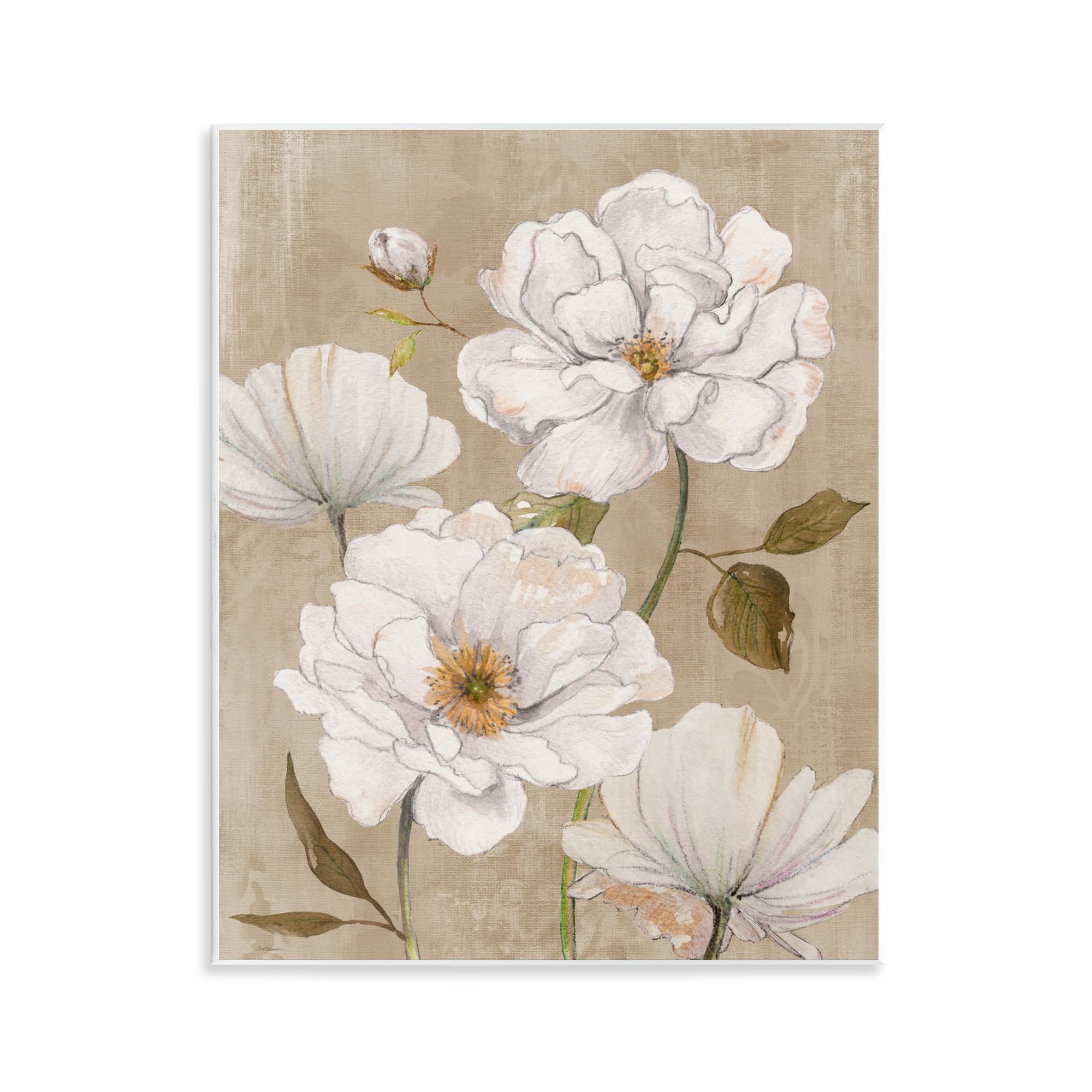 Placa de pared con diseño de magnolia rústica, 11 x 14 pulgadas