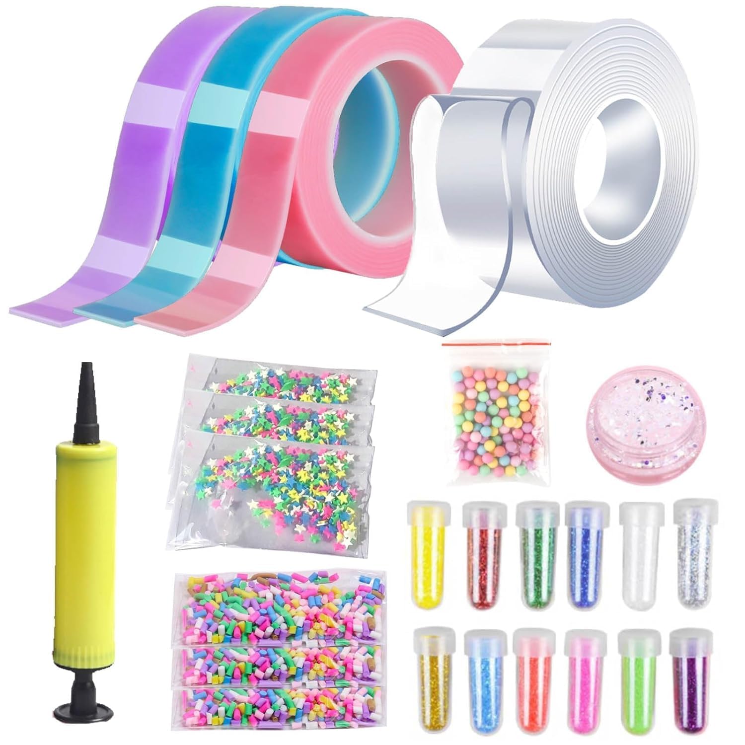 Nanotape Bellenset, Nanotape Bellenset Voor Kinderen, Glitter Magische