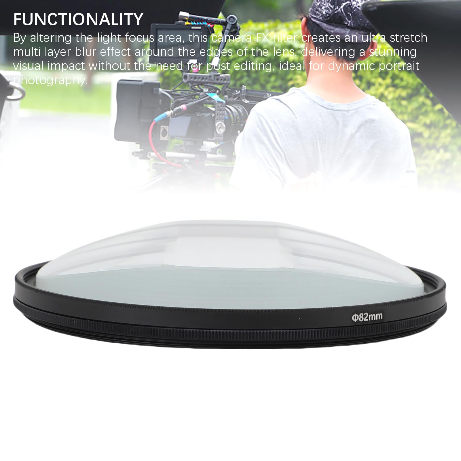 82 Mm Camera FX Motion de Mouvement Super Speed ​​Lens Camera FX Blur Lens Filtre