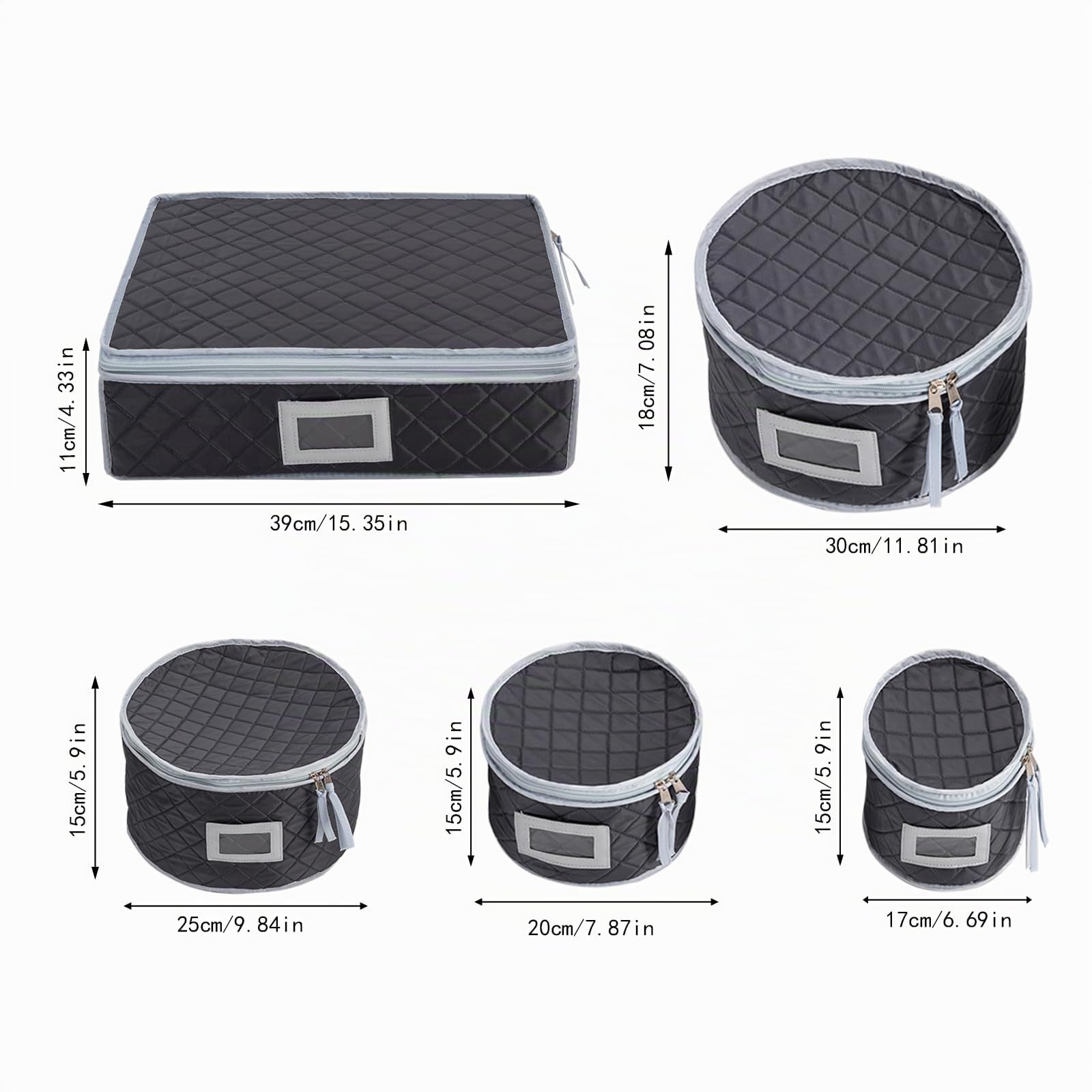 5 Stoff Tellerhalter Wohnmobil, Camping Geschirr Kisten, Aufbewahrung von Tellern und Tassen, Filz Aufbewahrungsbox, mit Plattenmatten, für Wohnmobil, Wohnwagen, Mobilheim, Wohnmobil, Camping, Küche
