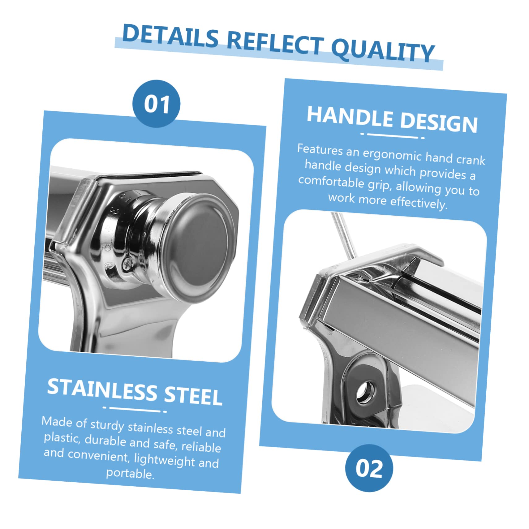 Prensa de Arcilla Polimérica Manual para Bricolaje, Acero Inoxidable