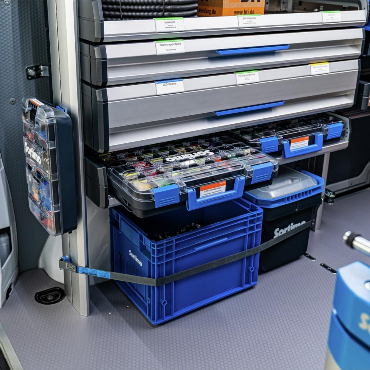 Cassetta Porta Oggetti Viti Piccolo 3 x L-BOXX T-Boxx Ideale Viti Lagersystem Alternativa per Porta Componenti Piccoli