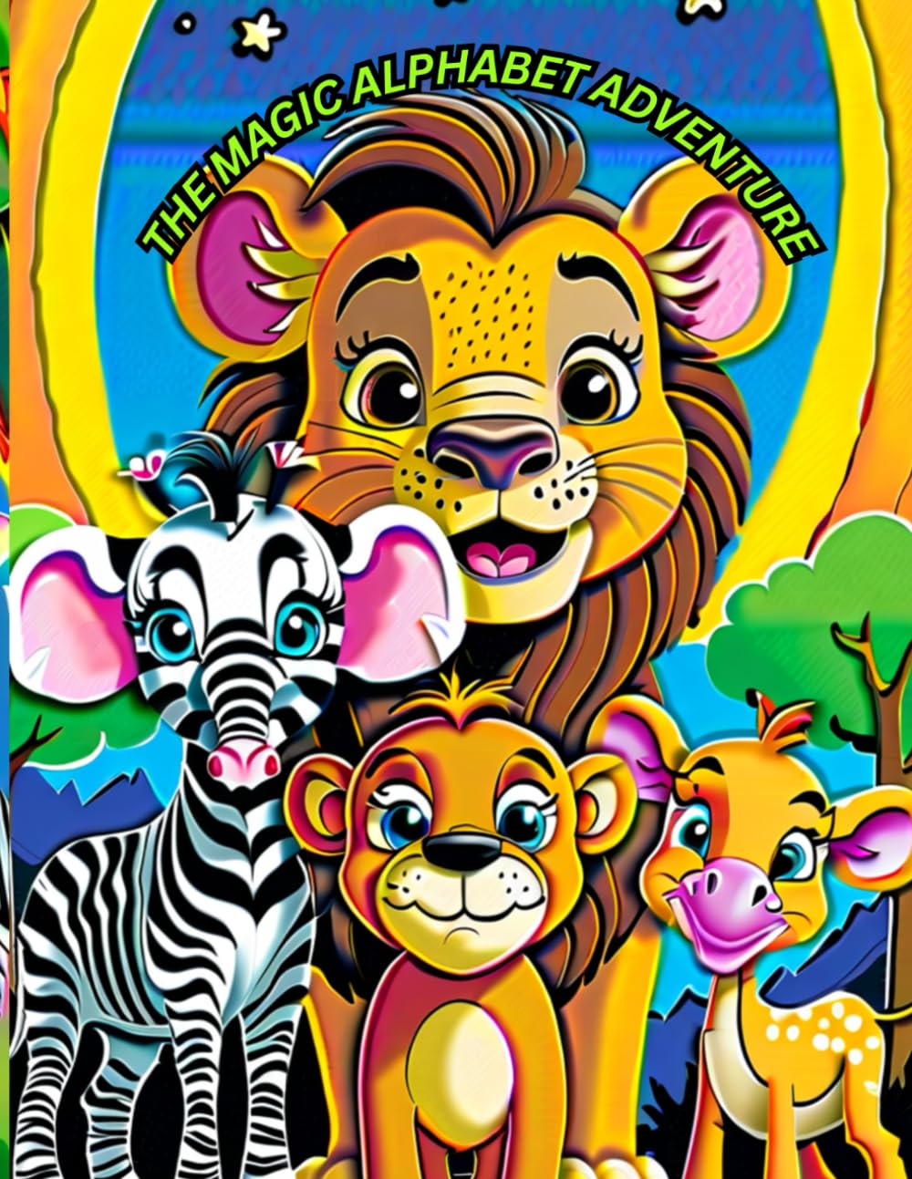 The Magic Alphabet Adventure: A Fun Animal Coloring and Handwriting Practice Book for Kids: An Animal Coloring and Handwriting Practice Book for Kids.
