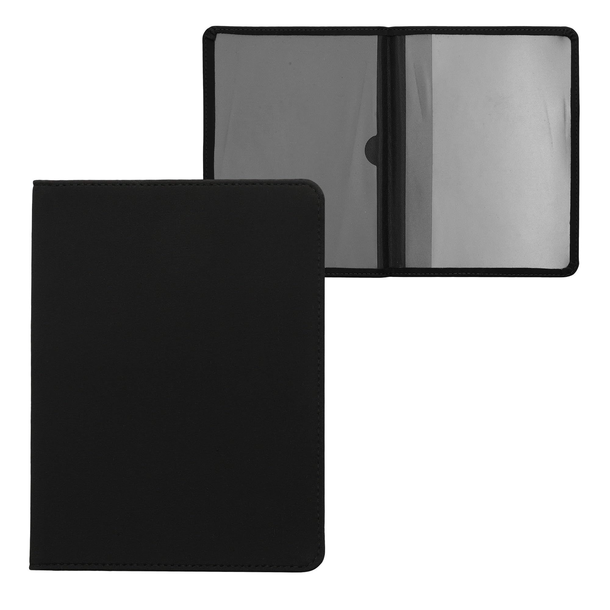 kwmobile Funda para permiso de circulación italiano - Estuche de neopreno para carné de conducir Italia 105 x 148 mm negro
