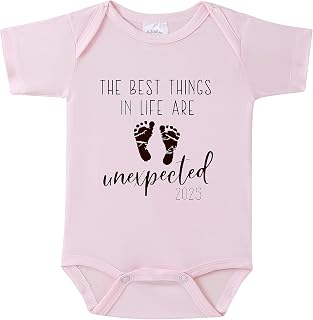 The Best Things in Life Are Unexpected Pregnancy Announcement 바디수트, 할머니를 위한 임신 발표 선물
