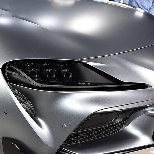 LAVIYE Película protectora para faros delanteros de automóvil, restauración de faros delanteros, adhesivo de TPU negro transparente, para Toyota