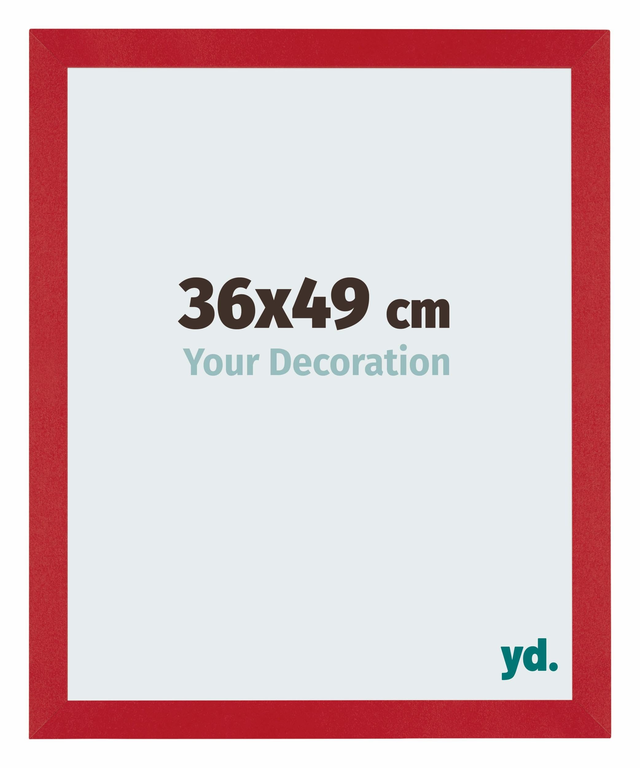 Your Decoration - Puzzle frame 36x49 - Red - Puzzle frame 500-1000 Pieces - MDF Photoframe - Mura