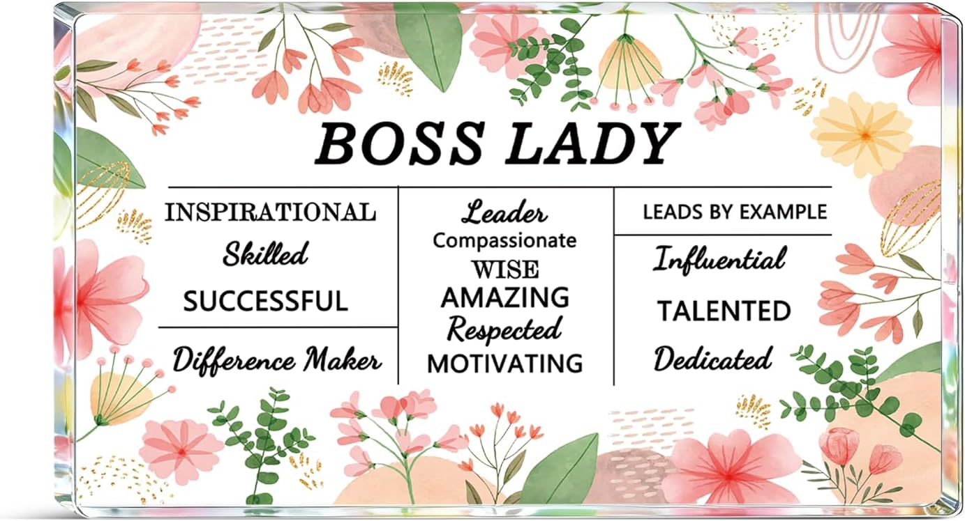 Boss Day Gifts for Women Bosses Gift for Women Boss Lady Office Decor