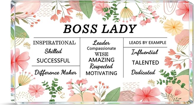 Boss Day Gifts for Women Bosses Gift for Women Boss Lady Office Decor