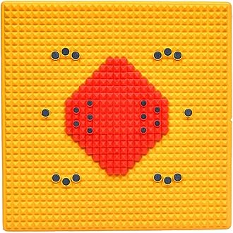 Acupressure Mat For Foot Pain Accupressure Mats Pointed Board Plate Pyramid Accupressure Pad For Foot Magnetic Energy Booster (Super Model)