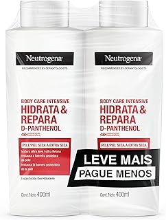 Neutrogena Hidratante Corporal Body Care Intensive Hidrata&Repara, Kit com 2 Unidades de 400ml - Produto 1 mais recomendado com 4.9 estrelas