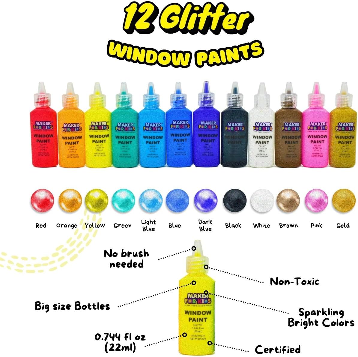 Made By Me Create Your Own Window Art Kit, Suncatchers, Makes 20+ Projects view 3