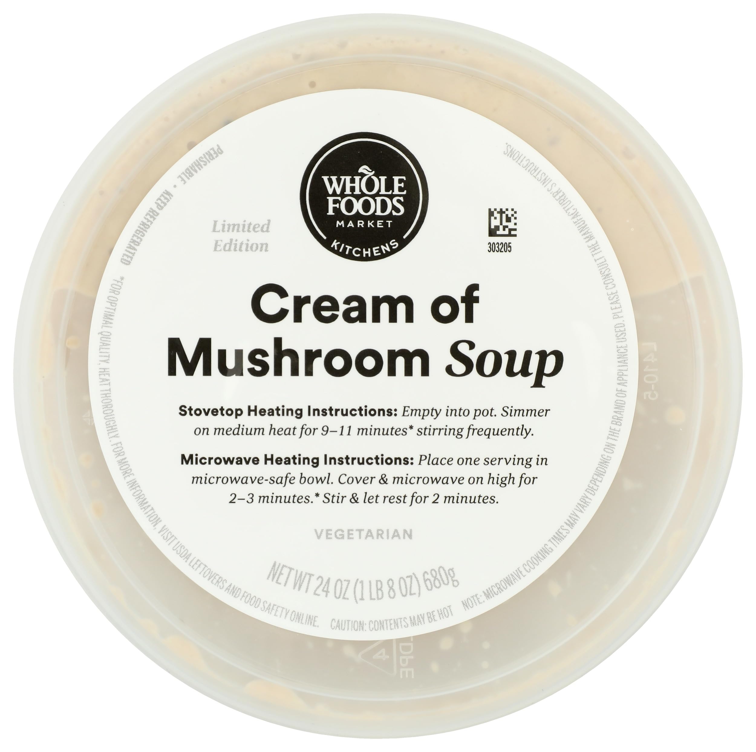 Whole Foods Market Kitchens Cream of Mushroom Soup 24 OZ — view 3