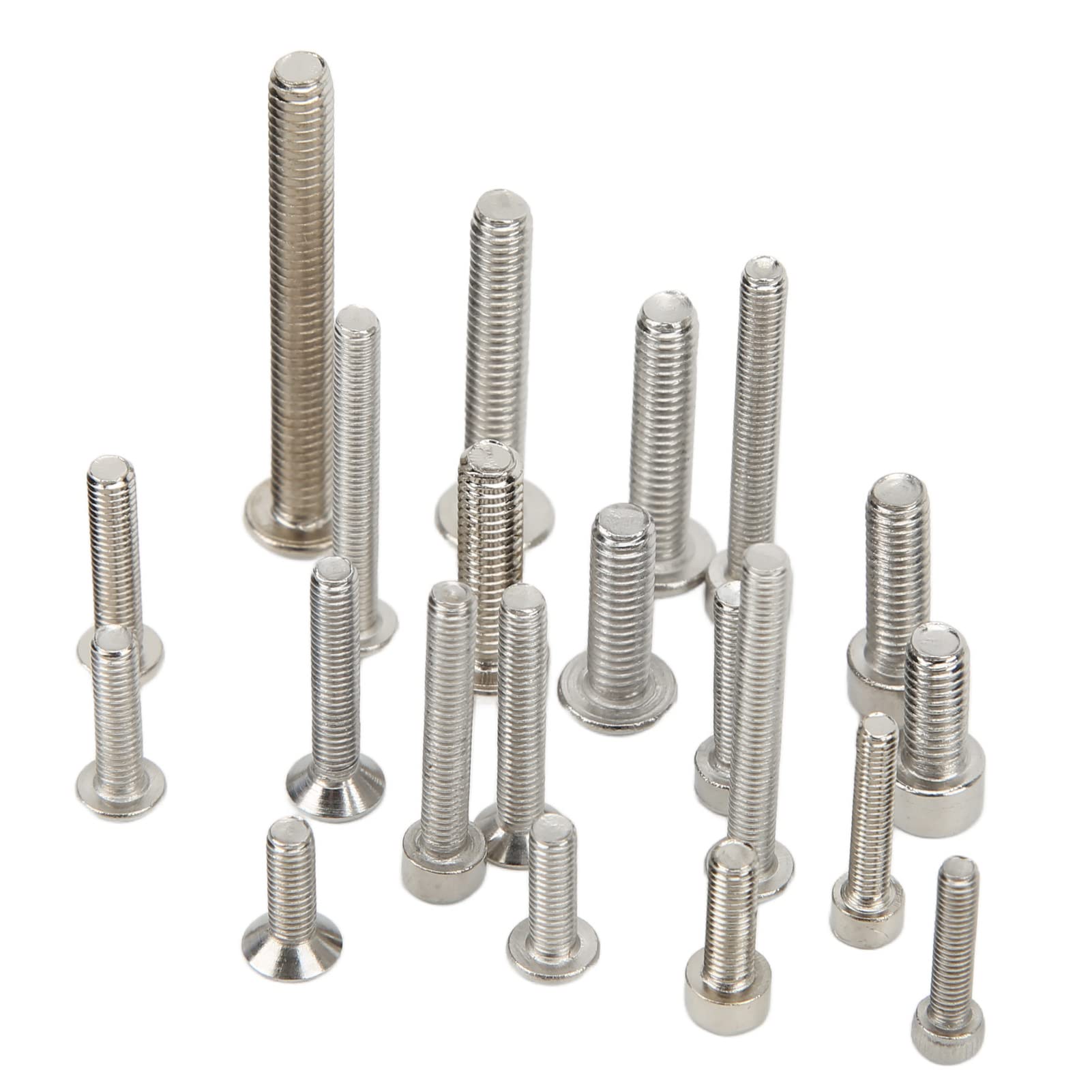 Kit di viti per auto RC in acciaio inossidabile 451 pezzi Confezione di viti di aggiornamento per 1/5 Truck 6S 8S Viti di manutenzione resistenti alla ruggine ad alta durezza