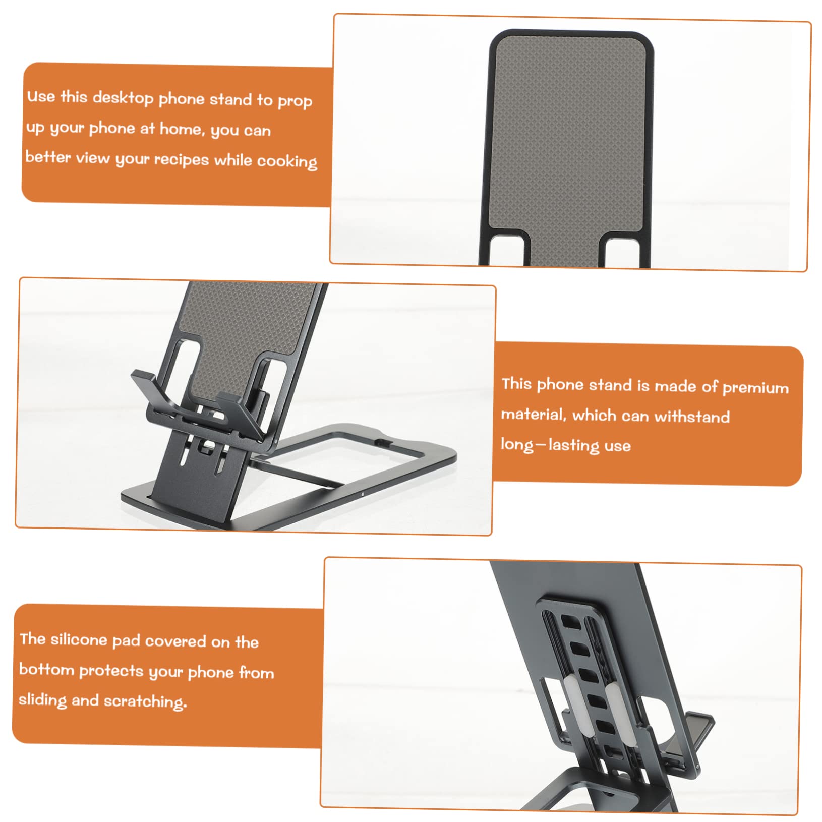 Soporte de Aleación Ajustable Teléfono Escritorio de Móvil para Aluminio