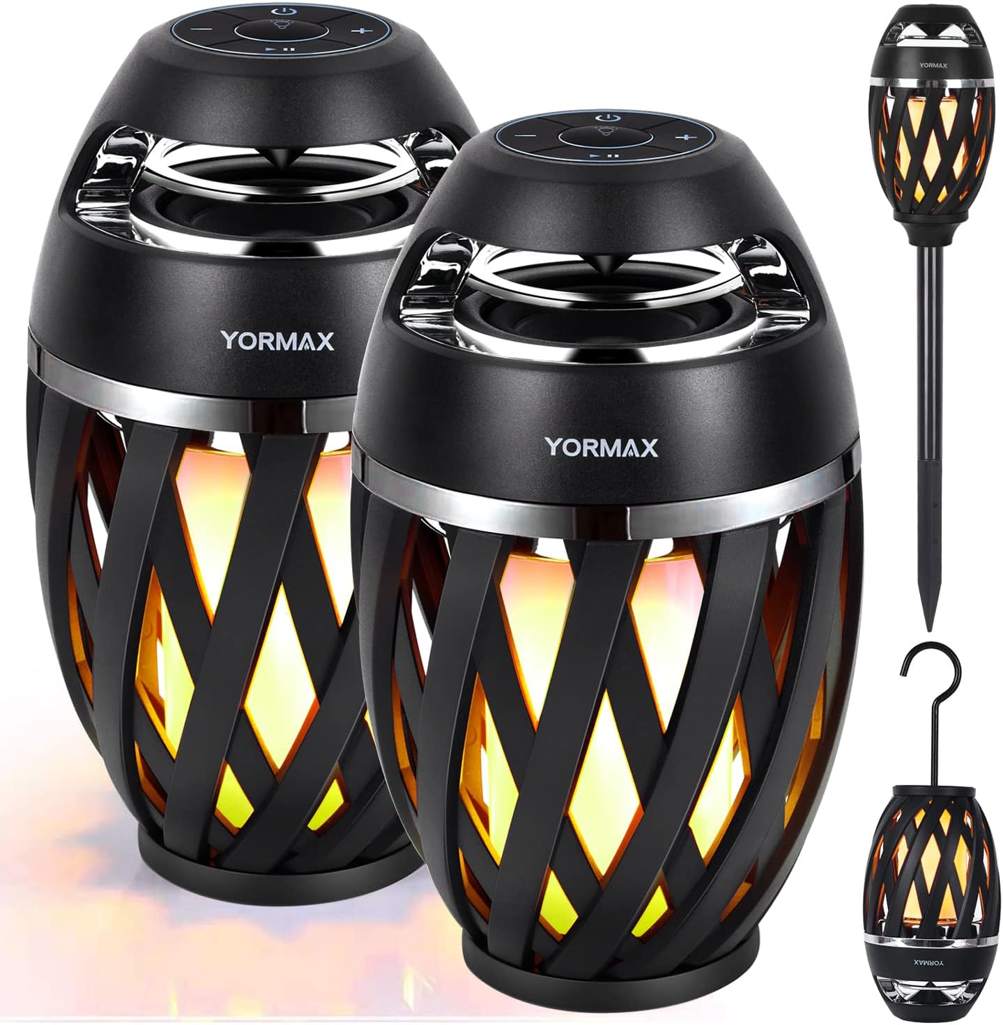 Yormax Outdoor Bluetooth Speakers, Gifts for Men Him Women