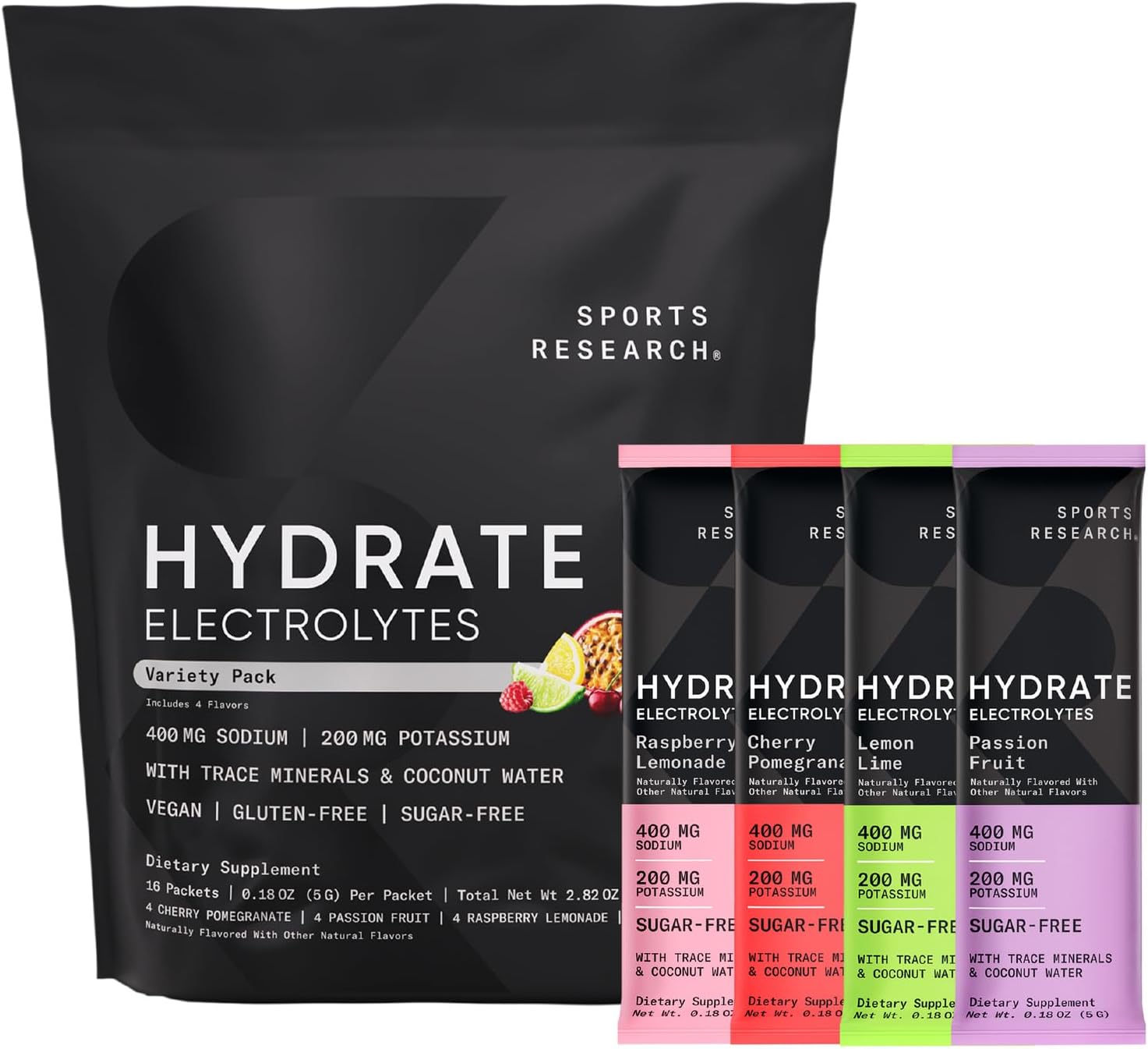 Enhanced Electrolyte Powder Stick Packs (Pink Lemonade 20