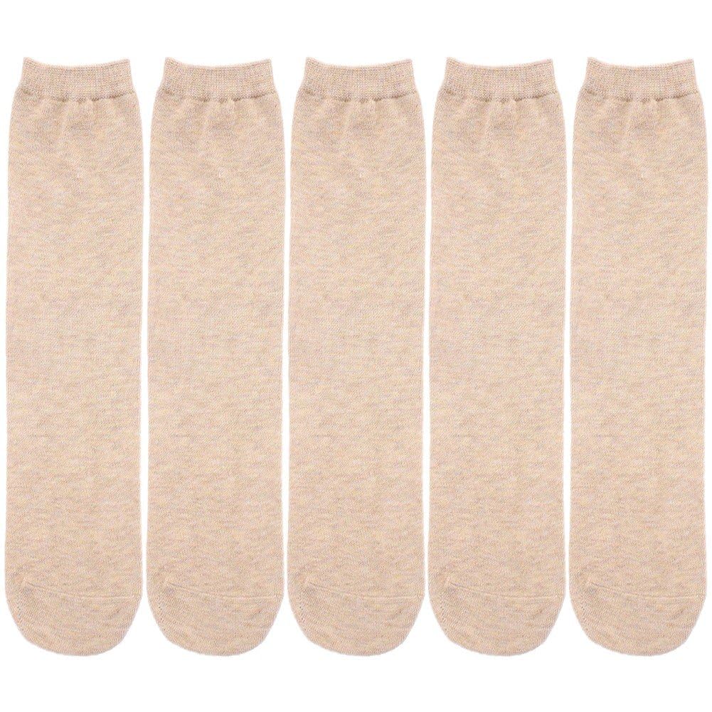 Baokuan Amputee Sock, 5pcs Prosthetic Socks, Soft Breathable High Elastic Below Knee Stump Shrinker,Cotton Sweat Absorption Prosthetic Socks for Below the Knee Amputees, Cotton Protective Stump Socks