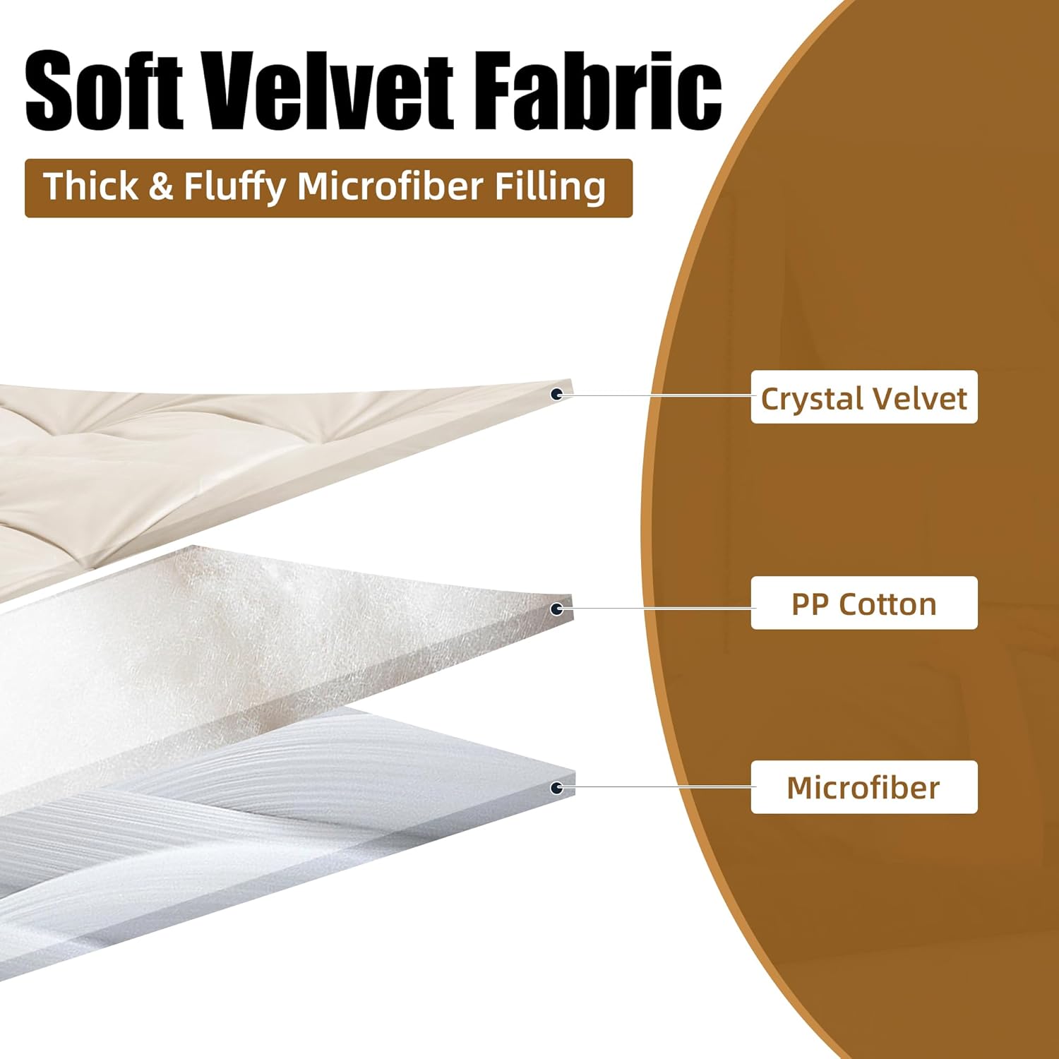 HOMBYS Floor Lounger Pillow Foldable and Tufted Design Long Floor Cushion for Yoga, Reading, Sleeping, Meditation, Elastic Band for Roll Up and Easy Storage, Machine Washable (Beige, 62"x27")