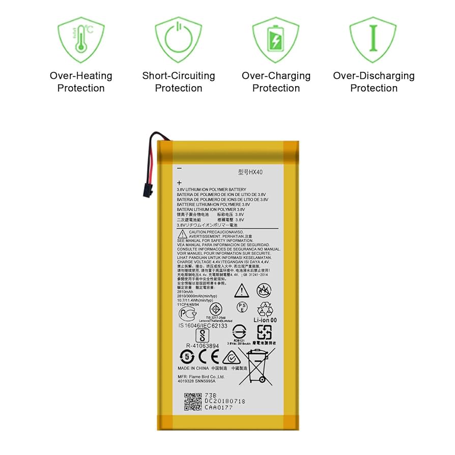 Amazon.com: for X4 4th Gen XT1900-1 Replacement Battery,for