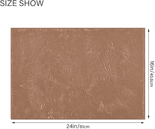 Miniatura 3 de Alfombras de baño de terracota, suaves y absorbentes, lavables a máquina, juego de alfombras de baño antideslizantes para decoración de baño, hogar,