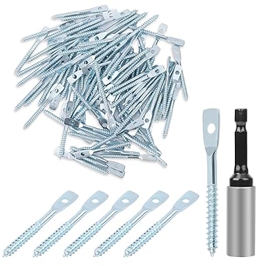 Aovchei Eye Screws, 100PCS 1.5 Inches Heavy Duty - View #8