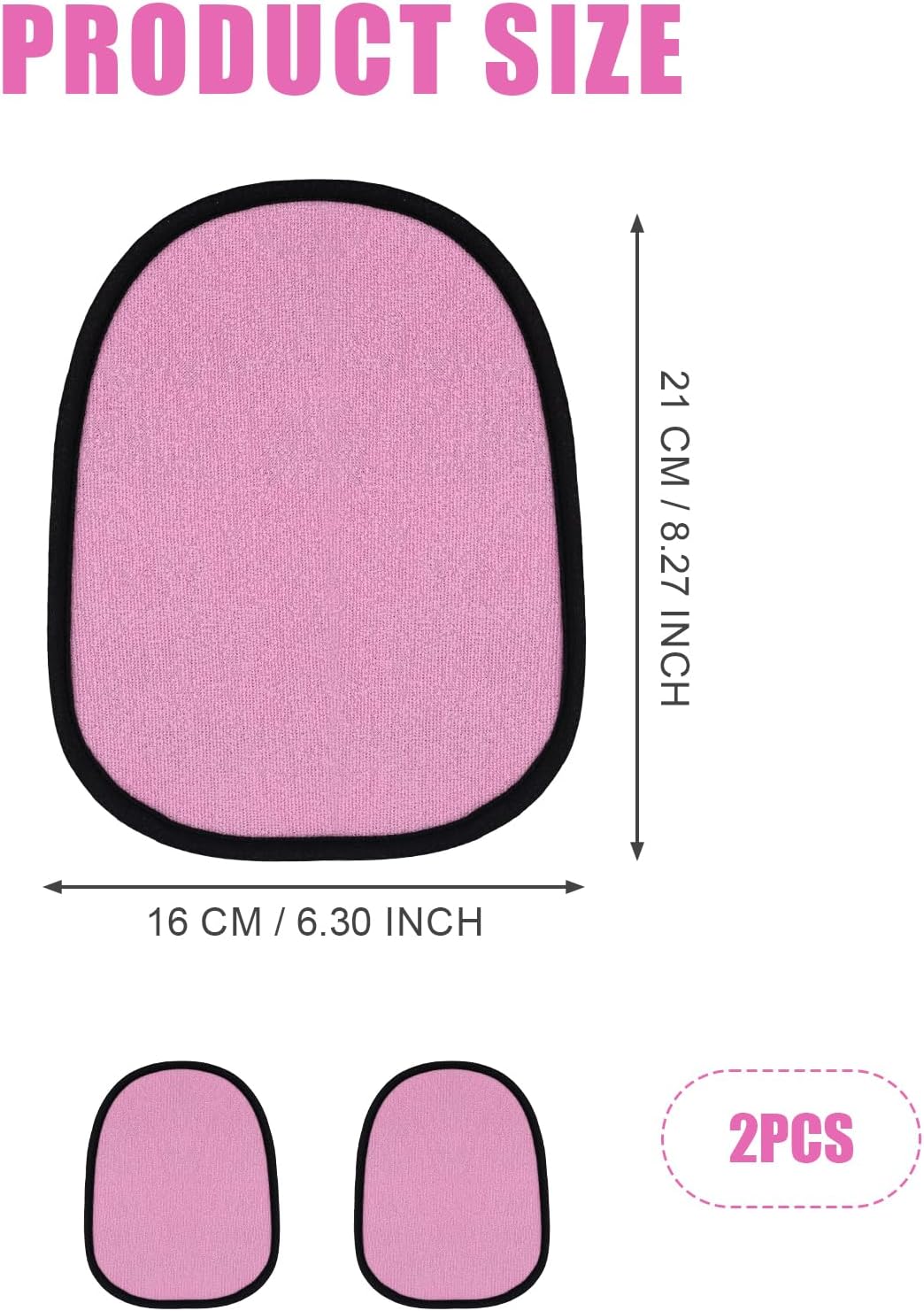 2pcs Sand Wipe Off Mitts, Soft Breathable Wipe Sand Gloves for Cleaning Sand from Children's Skin Beach Sand Cleaner Tool for Beach Volleyball Beach Activities (Pink)