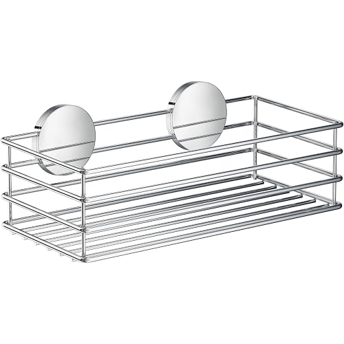 Smedbo B1200 Self Adhesive Single Shower Basket, Polished Chrome