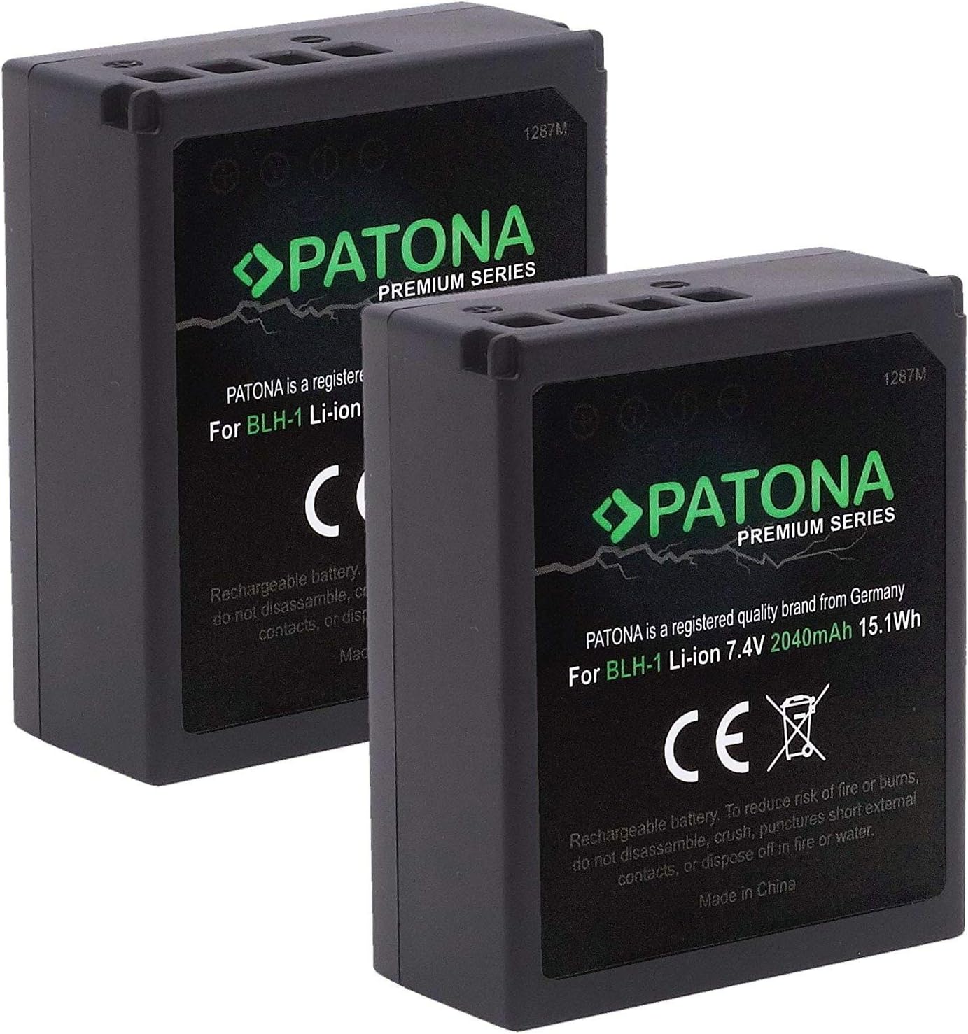 Premium Ersatz für Akku Panasonic DMW BLC12 E echte 1100mAh Lumix DC FZ1000 I... 4260317093225