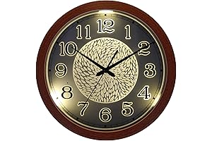 LOMANDA Night Light Wall Clock: Illuminate Your Nights with Precision