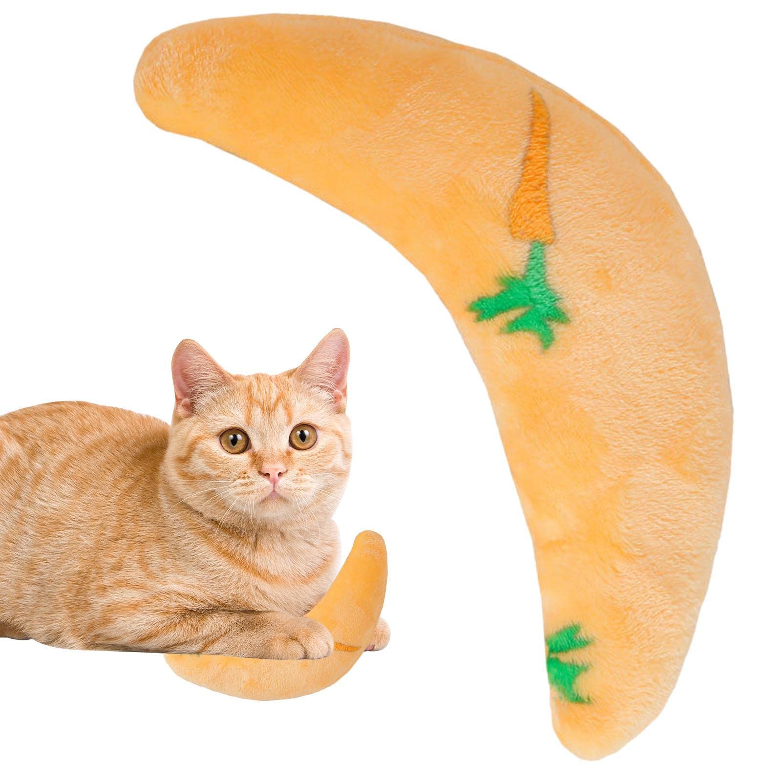 Cuscini per Animali Domestici per Gatto, Morbido e soffice Giocattolo calmante per Animali Domestici - Cuscino per Gatti per Interni, coccola a Mezza Ciambella per Testa di Gatto su Cui sdraiarsi, g