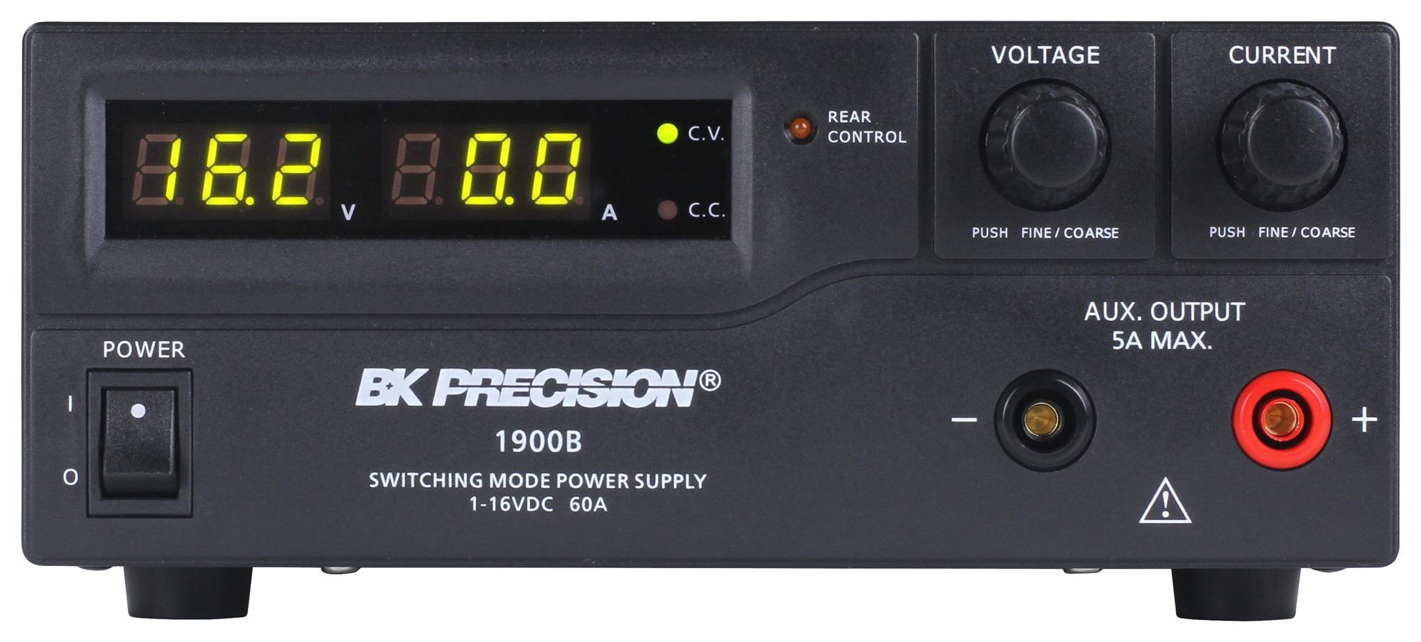 B&K PrecisionDc Power Supply, 1Ch, 1-16V, 60A, Adj - 1900B