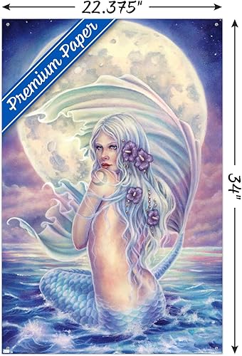 Miniatura 3 de Trends International Selina Fenech - Moon Mermaid Wall Poster with Pushpins