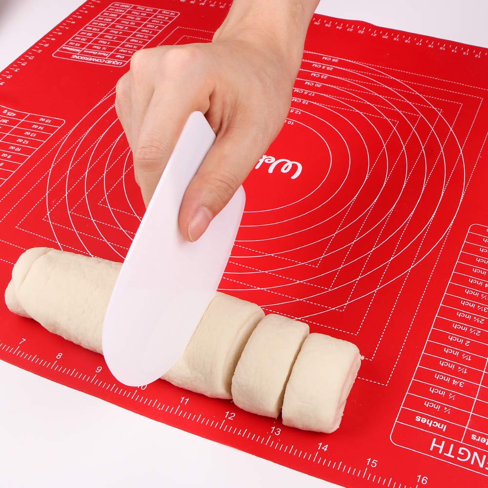 Tappetino Da Forno In Silicone Rosa 50x40 Cm - Antiaderente E Riutilizzabile Per Pasta E Biscotti