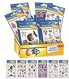 Avery España 48664 Surtido 60 Pegatinas Adhesivas Decorativas, 60 Pegatinas en Expositor de Cartón