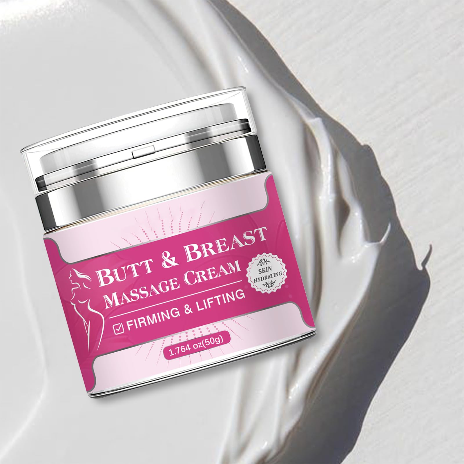 13 Crème d'amélioration de la Poitrine, 50g Crème Augmentante et Hydratante pour la Poitrine, Crème Raffermissante Et Lifting Pour Les Seins Crème De Massage Du Sein Crème