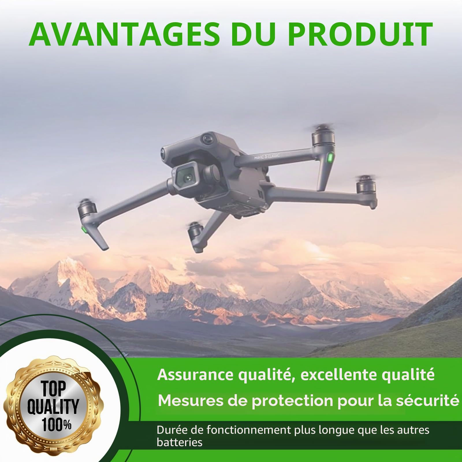 XITAIAN Batterie Rechargeable Lipo Intelligent Flight 15.4V 3850 mAh 59.29Wh pour DJI Mavic 2 Pro Mavic 2 Zoom Drone