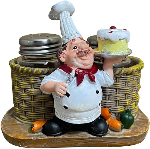 Juego de salero y pimentero de calidad prémium, para decorar tartas de chef francés, para cafeterías, casas de carne, restaurantes de hamburguesas,