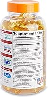 Vista 2 de Member's Mark - Omega 3, aceite de pescado 1400 mg (900 mg EPA/DHA), recubrimiento entérico, 150 cápsulas blandas